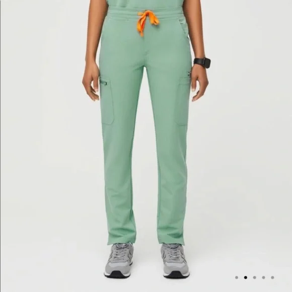 FIGS Limited Edition Jade Scrub Casma Top M/Yola Skinny Pant S - Picture 9 of 16